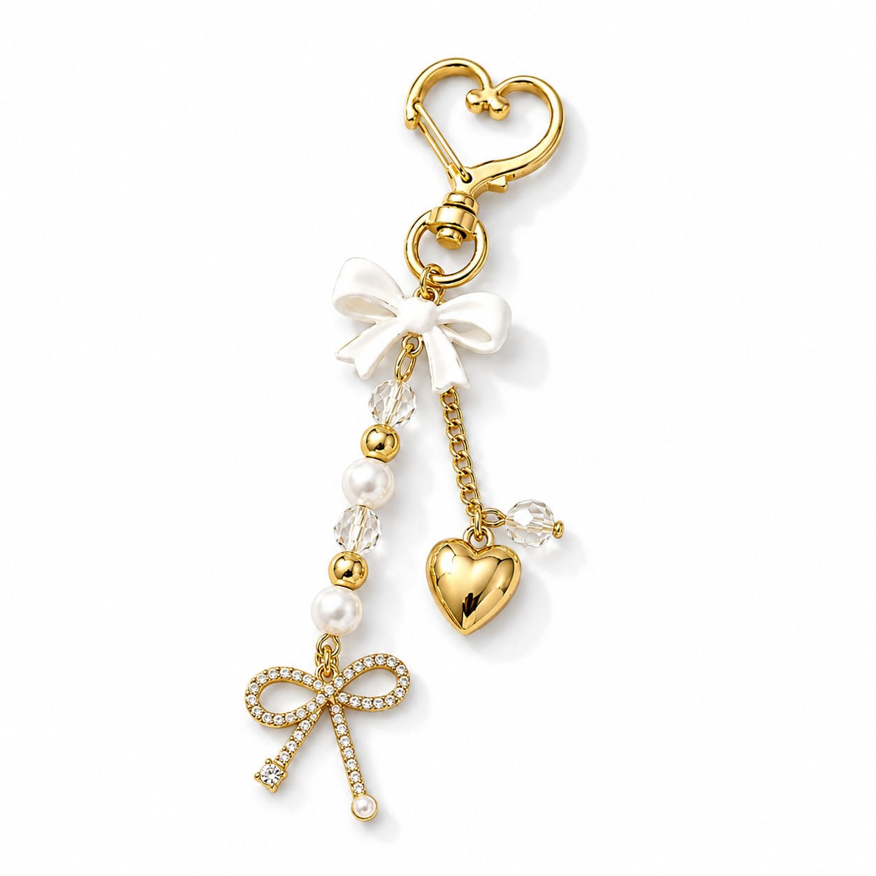 Charm Golden Bow